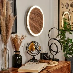 Hofstein Rocha Wandleuchte LED Schwarz, Braun, Holzoptik, 1-flammig 18 Hofstein Rocha Wandleuchte LED Schwarz, Braun, Holzoptik, 1-flammig -Wandleuchten Verkauf rocha wandleuchte h3570944 6