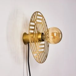 Hofstein Ruanda Wandleuchte Messing, Gold, 1-flammig -Wandleuchten Verkauf ruanda wandleuchte h3378298 11