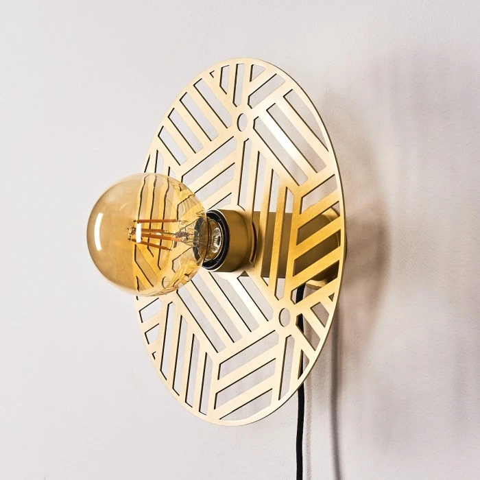 Hofstein Ruanda Wandleuchte Messing, Gold, 1-flammig 13 Hofstein Ruanda Wandleuchte Messing, Gold, 1-flammig - Image 13