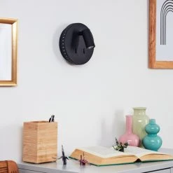 Hofstein Rukutu Wandleuchte LED Schwarz, 2-flammig -Wandleuchten Verkauf rukutu wandleuchte h3415733 9