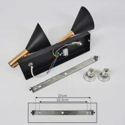 Hofstein Saboria Wandleuchte LED Schwarz, 2-flammig -Wandleuchten Verkauf saboria wandleuchte h3537558 4