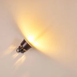 Hofstein Safari Wandleuchte Schwarz, 1-flammig -Wandleuchten Verkauf safari wandleuchte h3012864 do4 12