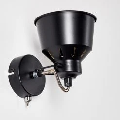 Hofstein Safari Wandleuchte Schwarz, 1-flammig -Wandleuchten Verkauf safari wandleuchte h3012864 do4 22