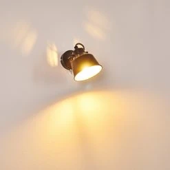 Hofstein Safari Wandleuchte Schwarz, 1-flammig -Wandleuchten Verkauf safari wandleuchte h3012864 do4 24