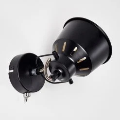 Hofstein Safari Wandleuchte Schwarz, 1-flammig -Wandleuchten Verkauf safari wandleuchte h3012864 do4 5