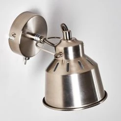 Hofstein Safari Wandleuchte Chrom gebürstet, 1-flammig -Wandleuchten Verkauf safari wandleuchte h3012963 do4 17