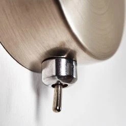 Hofstein Safari Wandleuchte Chrom gebürstet, 1-flammig -Wandleuchten Verkauf safari wandleuchte h3012963 do4 18