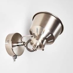 Hofstein Safari Wandleuchte Chrom gebürstet, 1-flammig -Wandleuchten Verkauf safari wandleuchte h3012963 do4 22