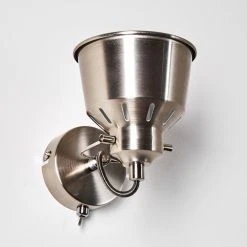 Hofstein Safari Wandleuchte Chrom gebürstet, 1-flammig -Wandleuchten Verkauf safari wandleuchte h3012963 do4 5