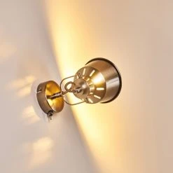 Hofstein Safari Wandleuchte Chrom gebürstet, 1-flammig -Wandleuchten Verkauf safari wandleuchte h3012963 do4 7