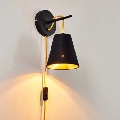 Hofstein Saillon Wandleuchte Schwarz, 1-flammig 37 Hofstein Saillon Wandleuchte Schwarz, 1-flammig -Wandleuchten Verkauf saillon wandleuchte h3278802 12