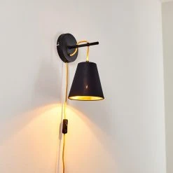 Hofstein Saillon Wandleuchte Schwarz, 1-flammig 38 Hofstein Saillon Wandleuchte Schwarz, 1-flammig -Wandleuchten Verkauf saillon wandleuchte h3278802 13