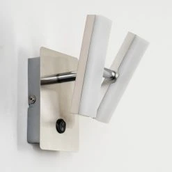 Hofstein Sakami Wandleuchte LED Nickel-Matt, 2-flammig 33 Hofstein Sakami Wandleuchte LED Nickel-Matt, 2-flammig -Wandleuchten Verkauf sakami wandleuchte h3000571 15