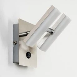 Hofstein Sakami Wandleuchte LED Nickel-Matt, 2-flammig 22 Hofstein Sakami Wandleuchte LED Nickel-Matt, 2-flammig -Wandleuchten Verkauf sakami wandleuchte h3000571 4