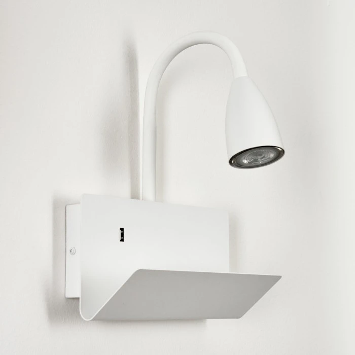 Hofstein Sarnen Wandleuchte Weiß, 1-flammig 8 Hofstein Sarnen Wandleuchte Weiß, 1-flammig - Image 8