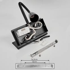 Hofstein Sarnen Wandleuchte Schwarz, 1-flammig 16 Hofstein Sarnen Wandleuchte Schwarz, 1-flammig -Wandleuchten Verkauf sarnen wandleuchte h3549087 4