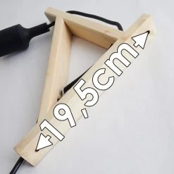 Hofstein Sasagawa Wandleuchte Schwarz, Holz hell, 1-flammig -Wandleuchten Verkauf sasagawa wandleuchte h3359419 19