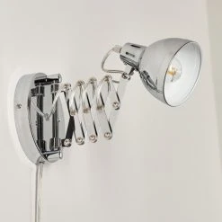 Hofstein Saxon Wandleuchte Chrom, 1-flammig 35 Hofstein Saxon Wandleuchte Chrom, 1-flammig -Wandleuchten Verkauf saxon wandleuchte h3279885 do1 11