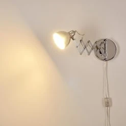 Hofstein Saxon Wandleuchte Chrom, 1-flammig 36 Hofstein Saxon Wandleuchte Chrom, 1-flammig -Wandleuchten Verkauf saxon wandleuchte h3279885 do1 12