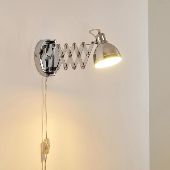 Hofstein Saxon Wandleuchte Chrom, 1-flammig 20 Hofstein Saxon Wandleuchte Chrom, 1-flammig - Image 20