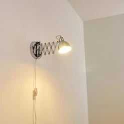 Hofstein Saxon Wandleuchte Chrom, 1-flammig 46 Hofstein Saxon Wandleuchte Chrom, 1-flammig -Wandleuchten Verkauf saxon wandleuchte h3279885 do1 22