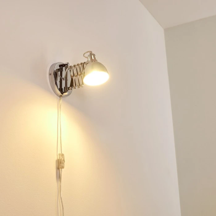 Hofstein Saxon Wandleuchte Chrom, 1-flammig 10 Hofstein Saxon Wandleuchte Chrom, 1-flammig - Image 10