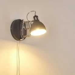 Hofstein Saxon Wandleuchte Grau, 1-flammig -Wandleuchten Verkauf saxon wandleuchte h3279922 do1 11