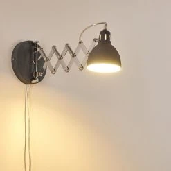 Hofstein Saxon Wandleuchte Grau, 1-flammig -Wandleuchten Verkauf saxon wandleuchte h3279922 do1 19