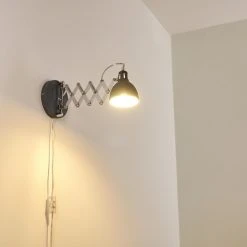 Hofstein Saxon Wandleuchte Grau, 1-flammig -Wandleuchten Verkauf saxon wandleuchte h3279922 do1 2