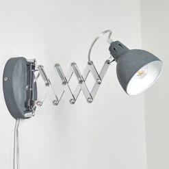 Hofstein Saxon Wandleuchte Grau, 1-flammig -Wandleuchten Verkauf saxon wandleuchte h3279922 do1 21