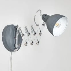 Hofstein Saxon Wandleuchte Grau, 1-flammig -Wandleuchten Verkauf saxon wandleuchte h3279922 do1 4