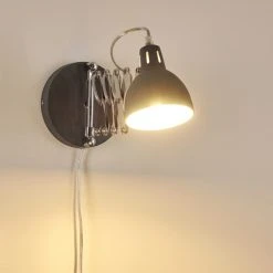 Hofstein Saxon Wandleuchte Grau, 1-flammig -Wandleuchten Verkauf saxon wandleuchte h3279922 do1 7