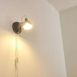 Hofstein Saxon Wandleuchte Grau, 1-flammig -Wandleuchten Verkauf saxon wandleuchte h3279922 do1 9