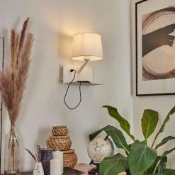 Hofstein Schonenwerd Wandleuchte Weiß, 1-flammig -Wandleuchten Verkauf schonenwerd wandleuchte h3549612 10