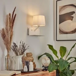 Hofstein Schonenwerd Wandleuchte Weiß, 1-flammig -Wandleuchten Verkauf schonenwerd wandleuchte h3549612 6