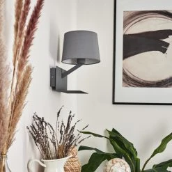 Hofstein Schonenwerd Wandleuchte Grau, 1-flammig -Wandleuchten Verkauf schonenwerd wandleuchte h3557068 11