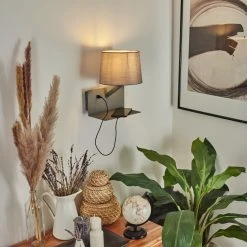 Hofstein Schonenwerd Wandleuchte Grau, 1-flammig -Wandleuchten Verkauf schonenwerd wandleuchte h3557068 8