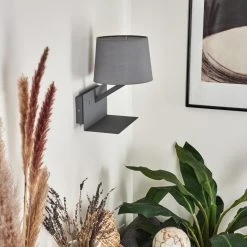 Hofstein Schonenwerd Wandleuchte Grau, 1-flammig -Wandleuchten Verkauf schonenwerd wandleuchte h3557068 9