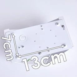 Hofstein Shouver Wandleuchte LED Weiß, 1-flammig -Wandleuchten Verkauf shouver wandleuchte h3375204 19