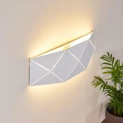 Hofstein Shouver Wandleuchte LED Weiß, 1-flammig -Wandleuchten Verkauf shouver wandleuchte h3375242 14