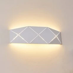 Hofstein Shouver Wandleuchte LED Weiß, 1-flammig -Wandleuchten Verkauf shouver wandleuchte h3375242 15