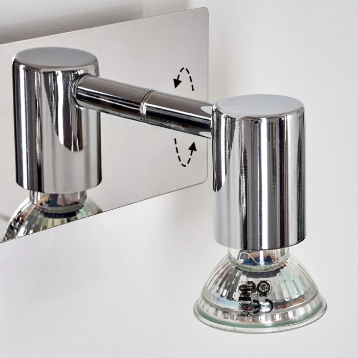 Hofstein Sibarco Wandleuchte LED Chrom, 2-flammig 3 Hofstein Sibarco Wandleuchte LED Chrom, 2-flammig - Image 3