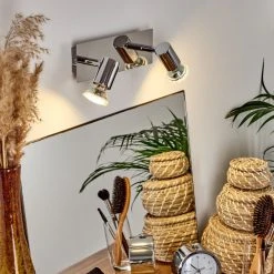 Hofstein Sibarco Wandleuchte LED Chrom, 2-flammig 15 Hofstein Sibarco Wandleuchte LED Chrom, 2-flammig -Wandleuchten Verkauf sibarco wandleuchte h3548196 5