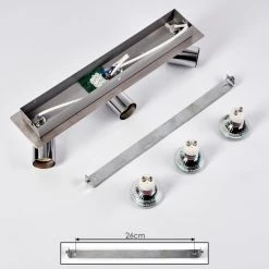 Hofstein Sibarco Wandleuchte LED Chrom, 3-flammig -Wandleuchten Verkauf sibarco wandleuchte h3548219 4