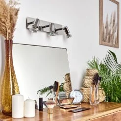 Hofstein Sibarco Wandleuchte LED Chrom, 3-flammig -Wandleuchten Verkauf sibarco wandleuchte h3548219 9