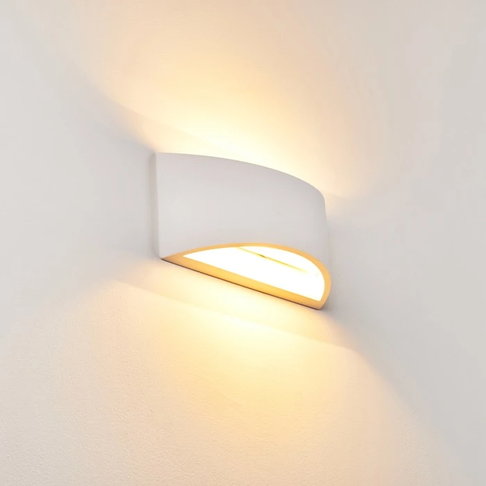 Hofstein Skorped Wandleuchte Weiß, 1-flammig 4 Hofstein Skorped Wandleuchte Weiß, 1-flammig - Image 4