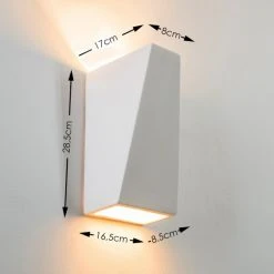 Hofstein Spello Wandleuchte Weiß, 1-flammig -Wandleuchten Verkauf spello wandleuchte h168777 1