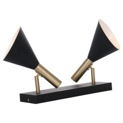 Steinhauer Anne's choice Wandleuchte LED Messing, Schwarz, 2-flammig -Wandleuchten Verkauf steinhauer anne s choice wandleuchte 2492zw 10