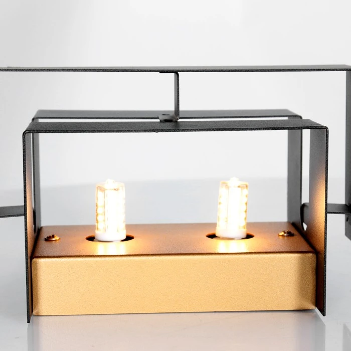 Steinhauer Muro Wandleuchte LED Schwarz, 2-flammig 7 Steinhauer Muro Wandleuchte LED Schwarz, 2-flammig - Image 7