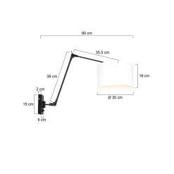 Steinhauer Prestige Chic Wandleuchte Schwarz, 1-flammig 18 Steinhauer Prestige Chic Wandleuchte Schwarz, 1-flammig -Wandleuchten Verkauf steinhauer prestige chic wandleuchte 8118zw 5